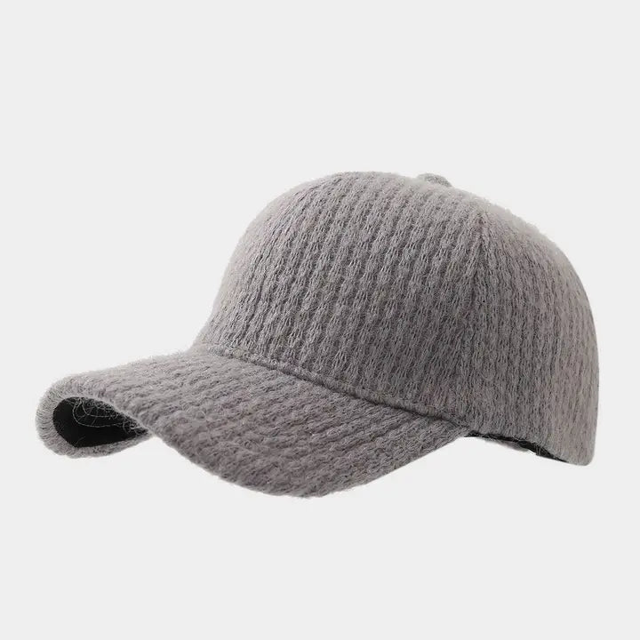Sole Terra Accessories Warm Winter Plain Knit Baseball Cap