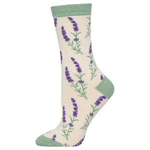 Socksmith Lovely Lavender Bamboo Crew Sock