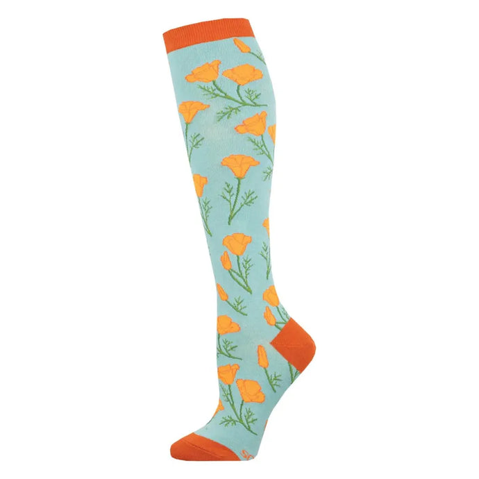 Socksmith Maritime Poppies Knee High Sock