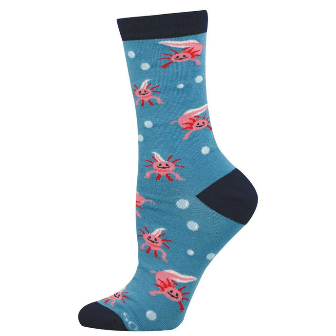 Socksmith A Lotta Axolotls Bamboo Crew Sock