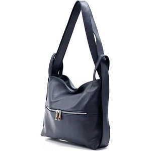 Sole Terra Handbags Greta Zip Leather Backpack