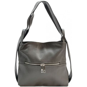 Sole Terra Handbags Greta Zip Leather Backpack