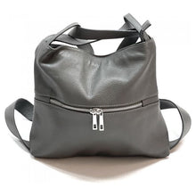 Load image into Gallery viewer, Sole Terra Handbags Greta Zip Leather Backpack