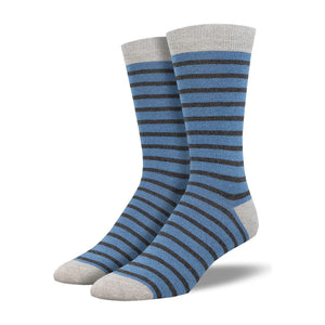 Socksmith Bamboo Basic Sailor Stripe Men's Sock