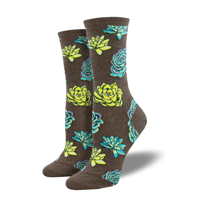 Socksmith Succulents Crew Sock