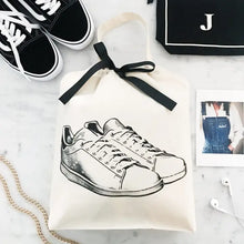 Load image into Gallery viewer, Bag All White Sneakers Shoe Bag