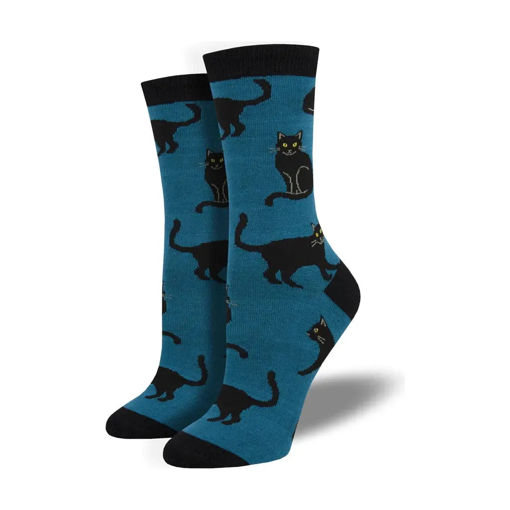 Socksmith Black Cat Crew Sock