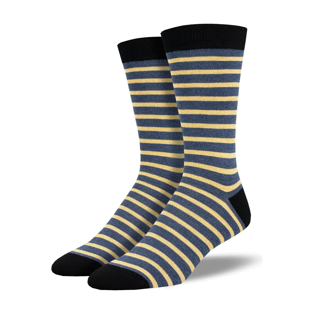Socksmith Bamboo Basic Sailor Stripe Men's Sock