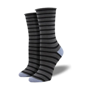 Socksmith Bamboo Basic Sailor Stripe Roll Top