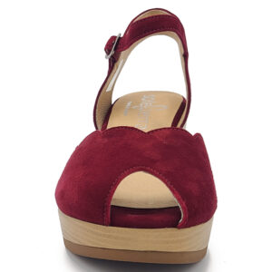 Lily Red Suede Toe